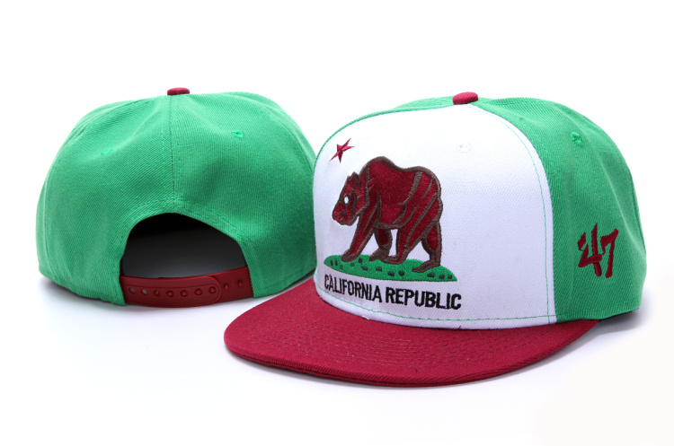 California Republic Snapback Hat #23